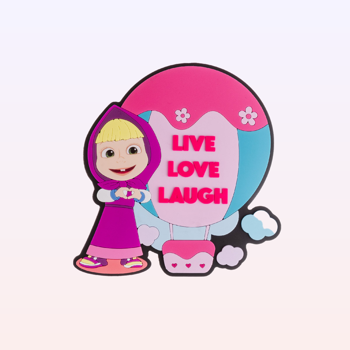 Maşa Magnet Live Laugh Love  - Maşa ile Koca Ayı