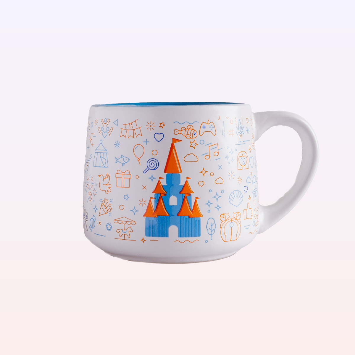 The Land of Legends Ceramic Mug - Blue Chateau