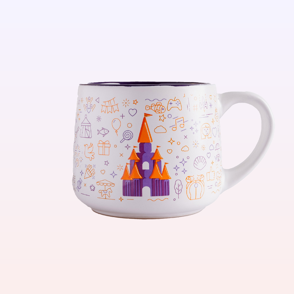 The Land of Legends Ceramic Mug - Dark Blue Chateau