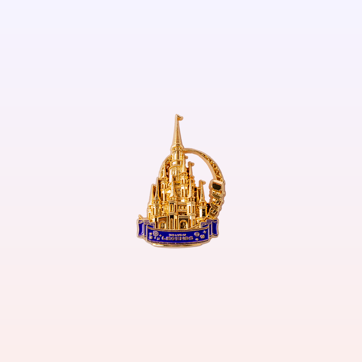 The Land of Legends Chateau Magnet - Gold