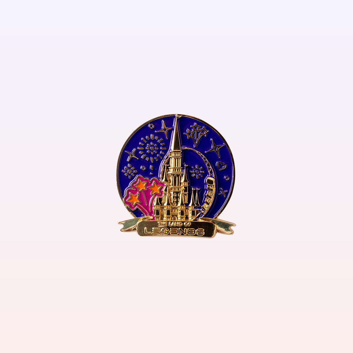 The Land of Legends Chateau Pin - Round