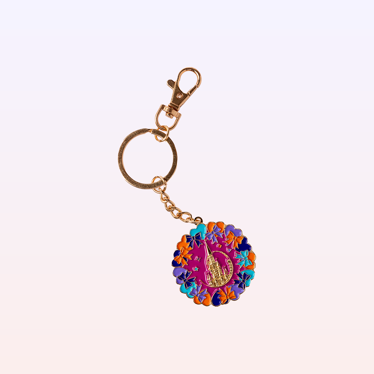 The Land of Legends Chateau Pink Keychain