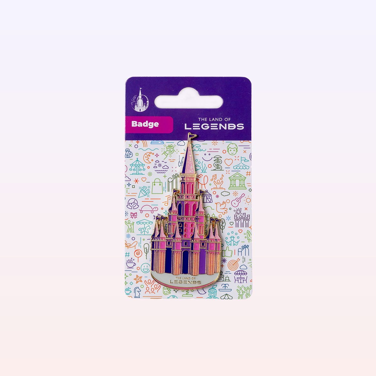 The Land of Legends Chateau Pin - Pink