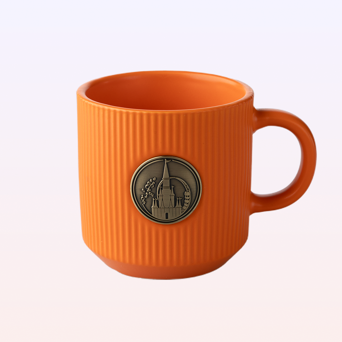 The Land of Legends Bronze Chateau Ceramic Mug - Orange