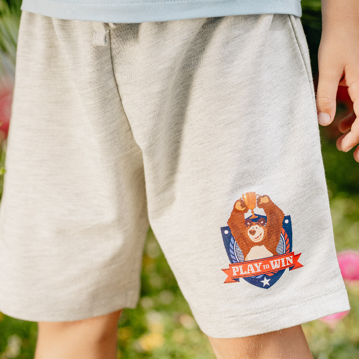 The Bear Shorts for Boys - Masha and The Bear (8-9 age)