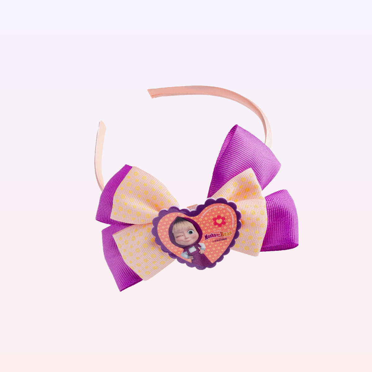 Masha Pink Bow Headband - Masha and The Bear